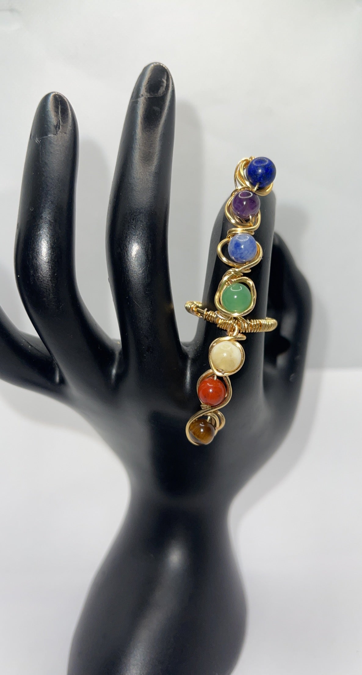 Anillo personalizado de los 7 chakras